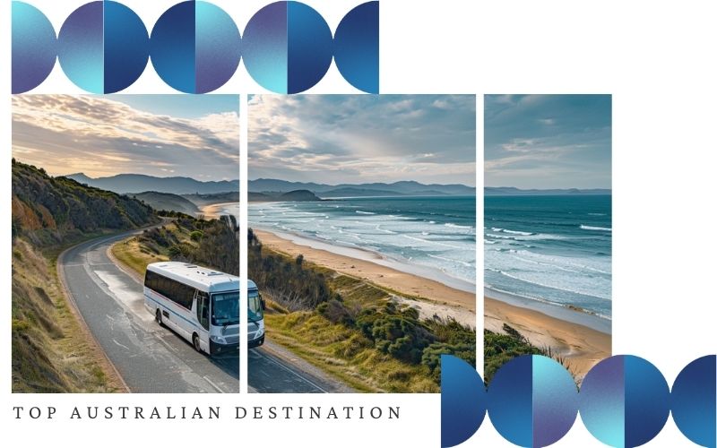 Explore top Australian destinations with our reliable 12-seater bus hire in Australia, May 2024.